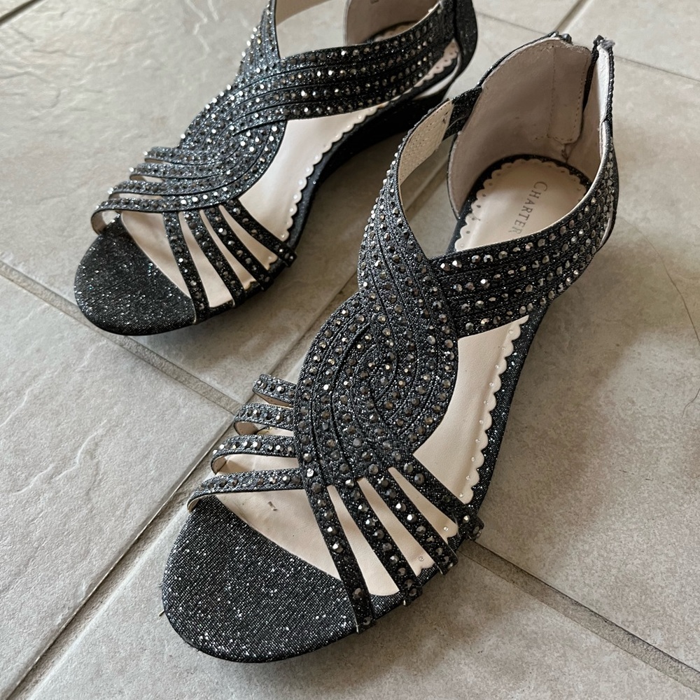 Gray Pumps Heels Wedges